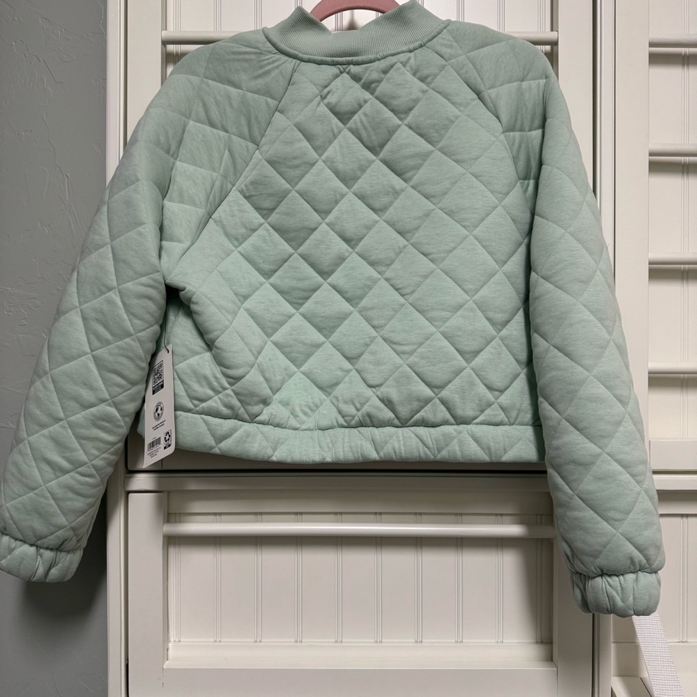 Quilted Women's Jacket in Sage / Mint Green Size M - NWT - Picture 3 of 9